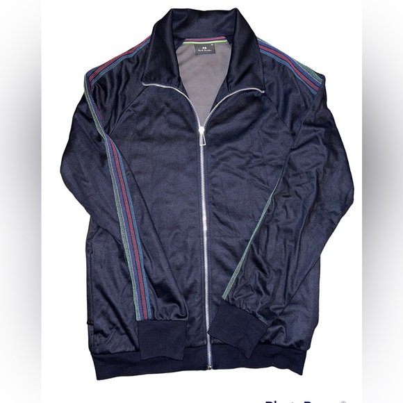 Ps Paul Smith multi stripe track top zip up. NWOT. Size Xs. - Picture 3 of 5